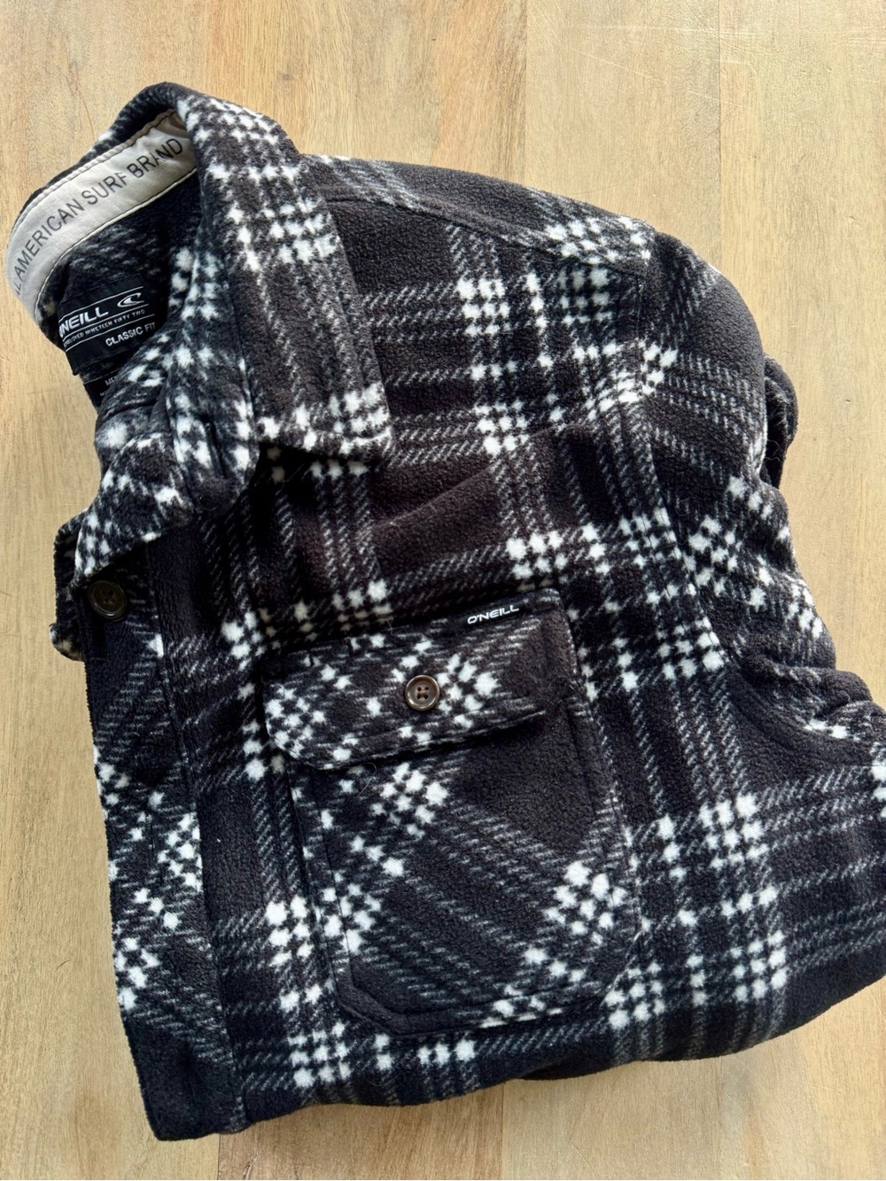 O'Neill Men's Black & White Fleece